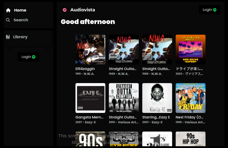 Audiovista image